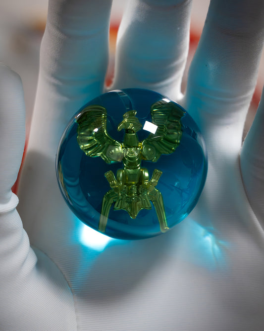 Cobalt Condor Custom Animal Crystal