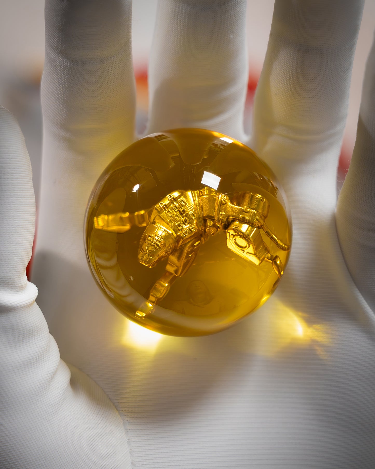 Yellow Jaguar Custom Animal Crystal