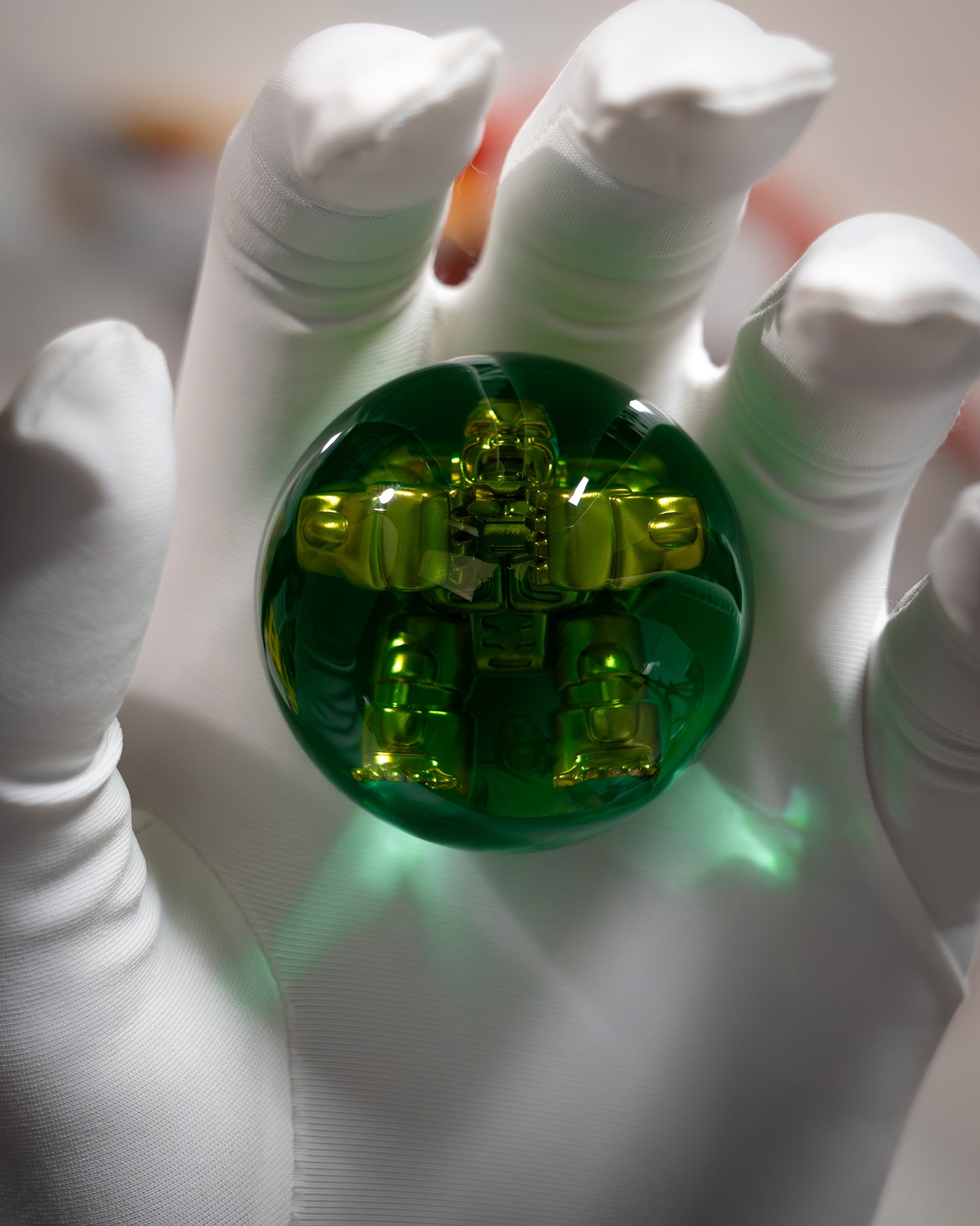 Green Gorilla Custom Animal Crystal