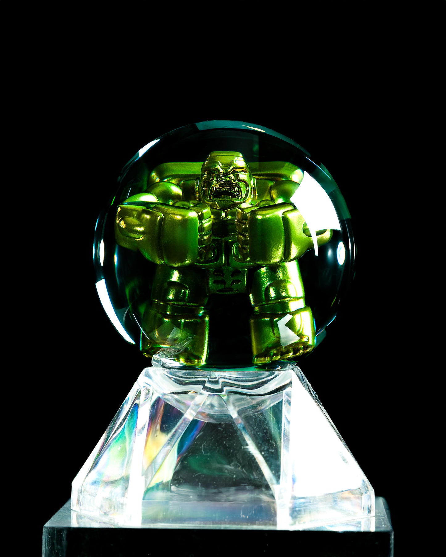 Green Gorilla Custom Animal Crystal