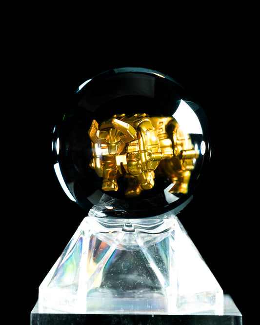 Black Bison Custom Animal Crystal